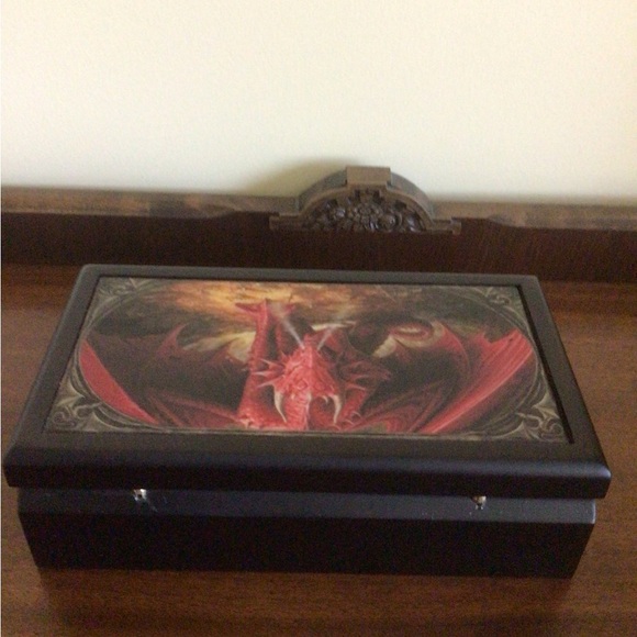 Red Dragon Decorative Box - Picture 2 of 3